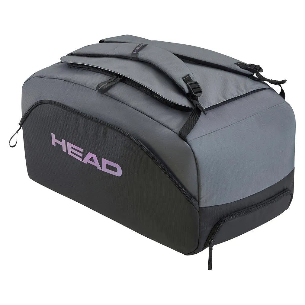 Pro X Tennis Duffle Sport Bag Black and Dark Grey