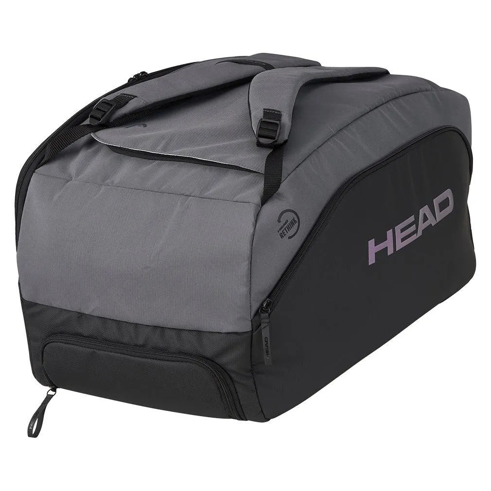 Pro X Tennis Duffle Sport Bag Black and Dark Grey