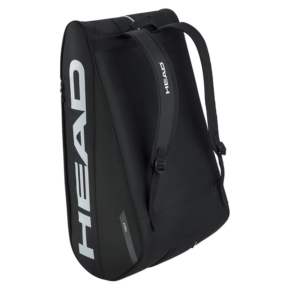 Tour Racquet Bag XL 12 Pack Black and White