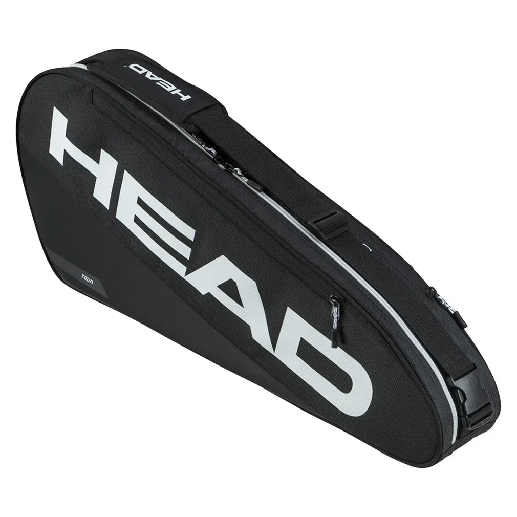 Tour Racquet Bag S 3 Pack Black and White